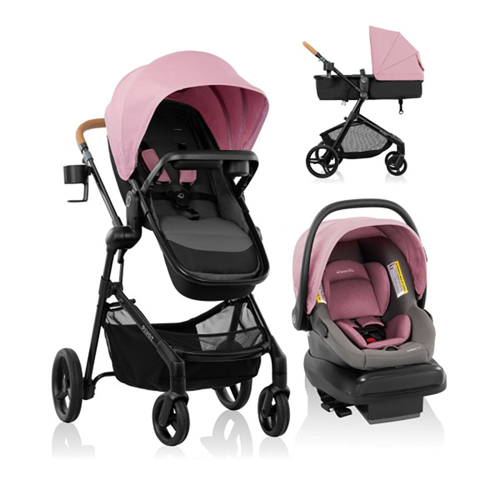 Travel System Pivot NXT con Portabebé Color Lilas Pink Travel System con Portabebé Pivot NXT Color Lilas Pink
