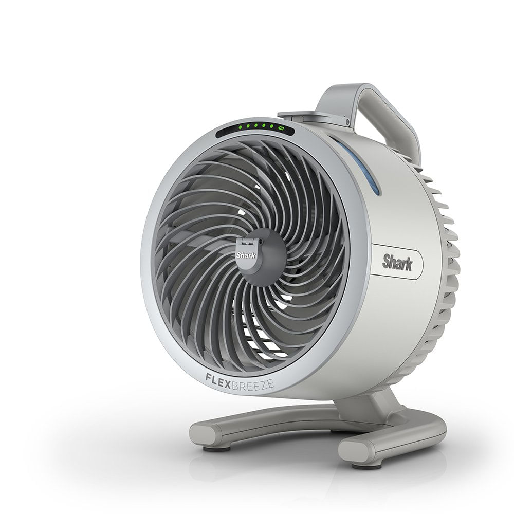 Ventilador Portátil Flexbrezecon Asa de Transporte Color Blanco