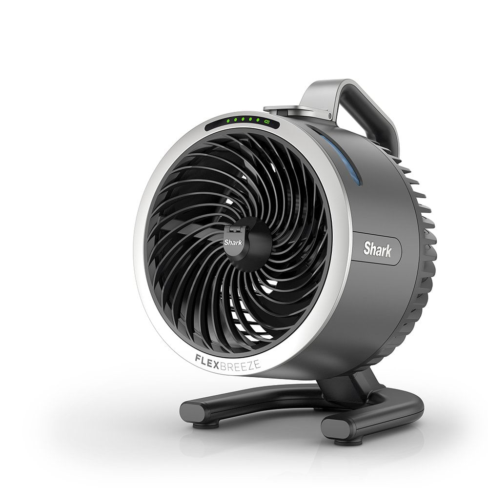Ventilador Portátil con Asa de Transporte Color Gris