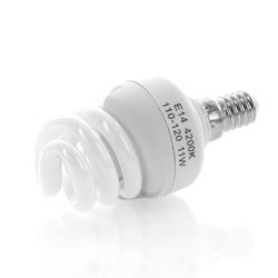 Bombilla Cfl E14 11 Watts Luz Blanca - Shangyu