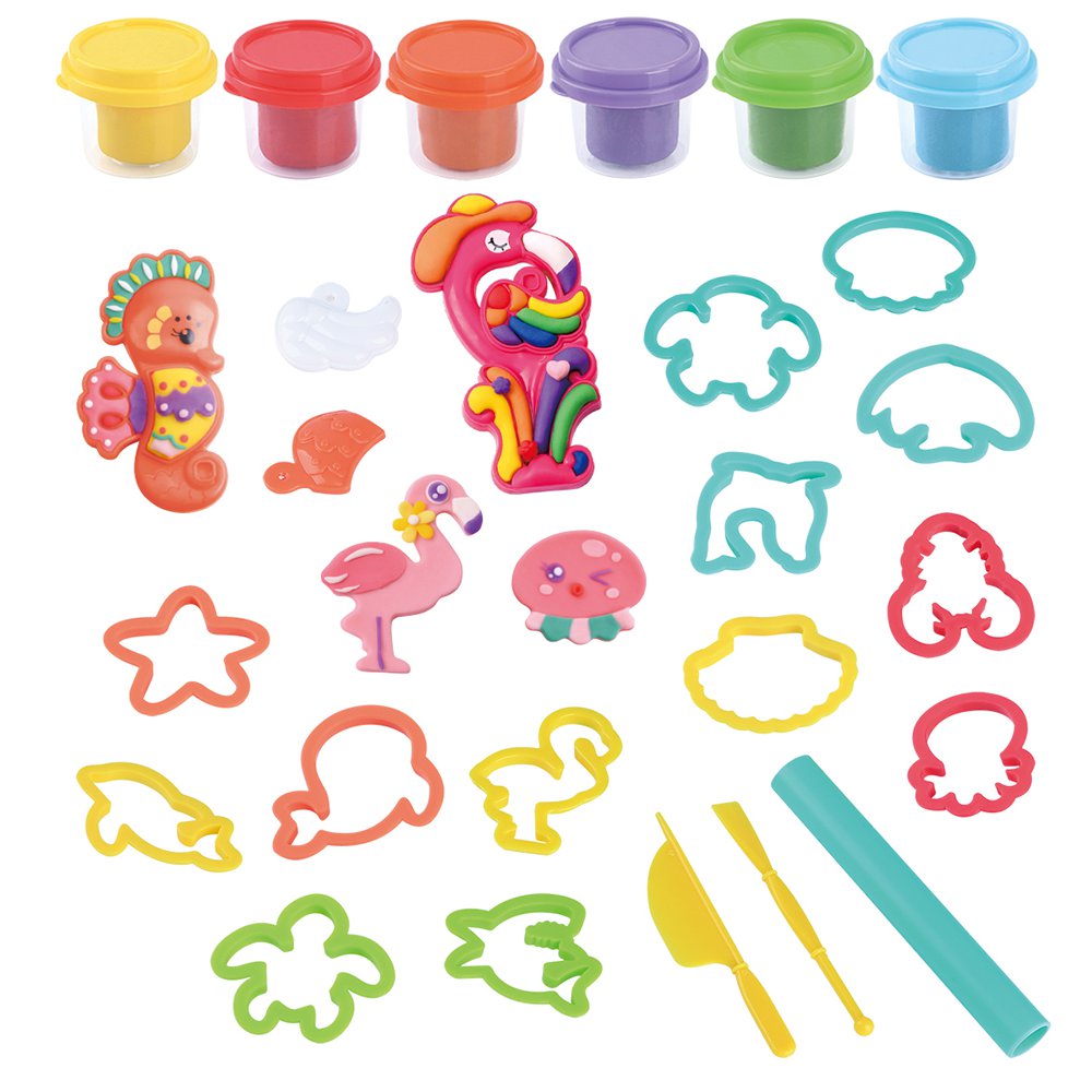 Set de Plasticina Amigos Marítimos con Accesorios