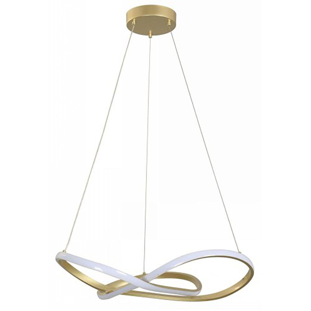 Lámpara de Colgar LED CCT Diseño Tipo Nudo Color Dorado