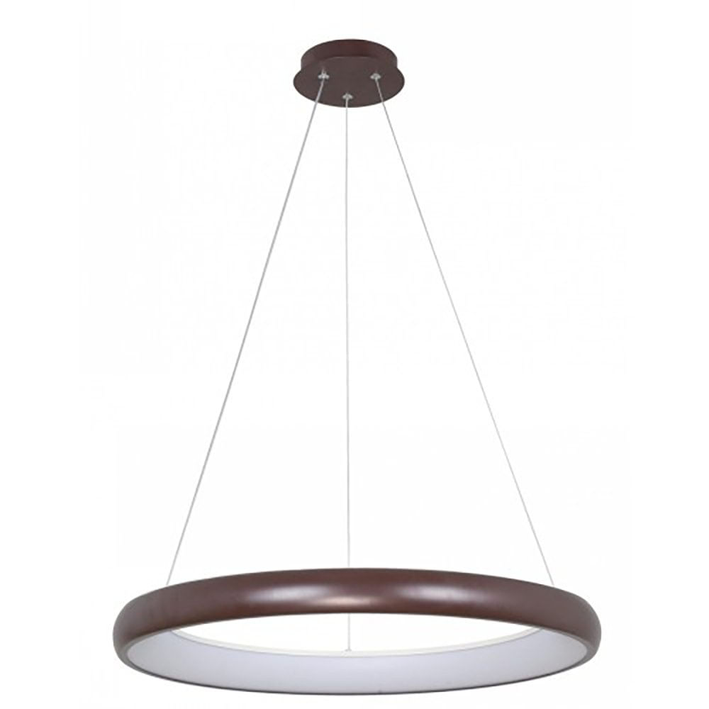 Lámpara de Colgar LED Tipo Aro Color Café Luz Neutra