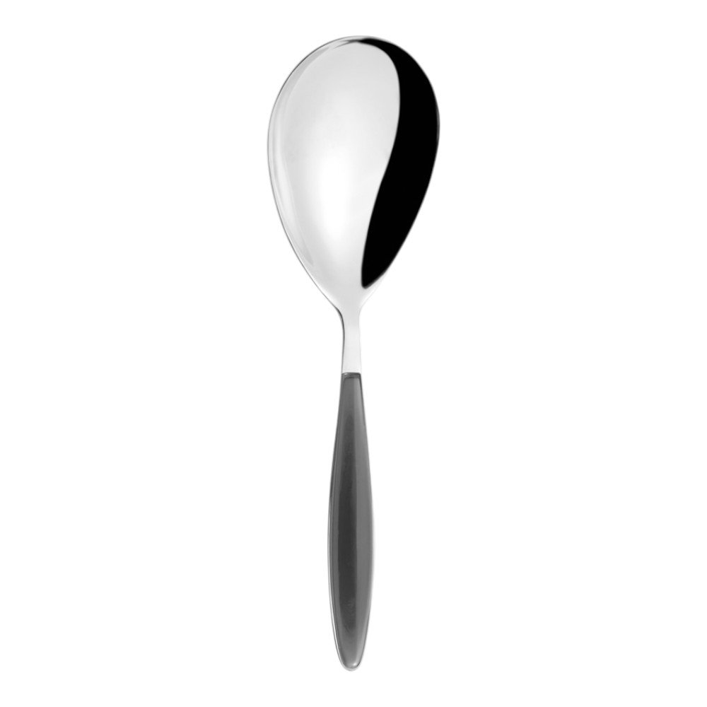Cuchara de Acero Inoxidable para Servir Arroz Color Gris