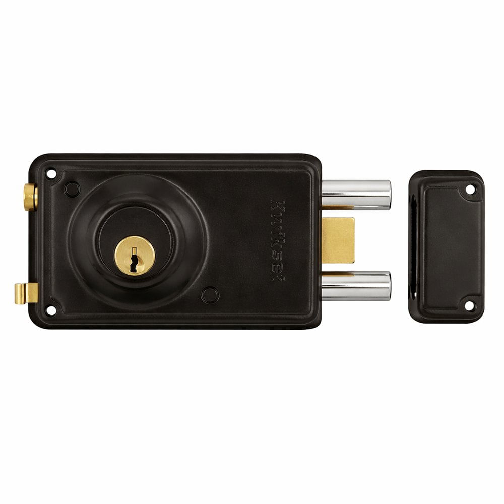 Cerradura Sobreponer Izquierda de 72 mm para Puerta Color Negro