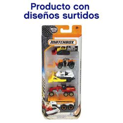 Carros 5 Pack Matchbox - Mattel
