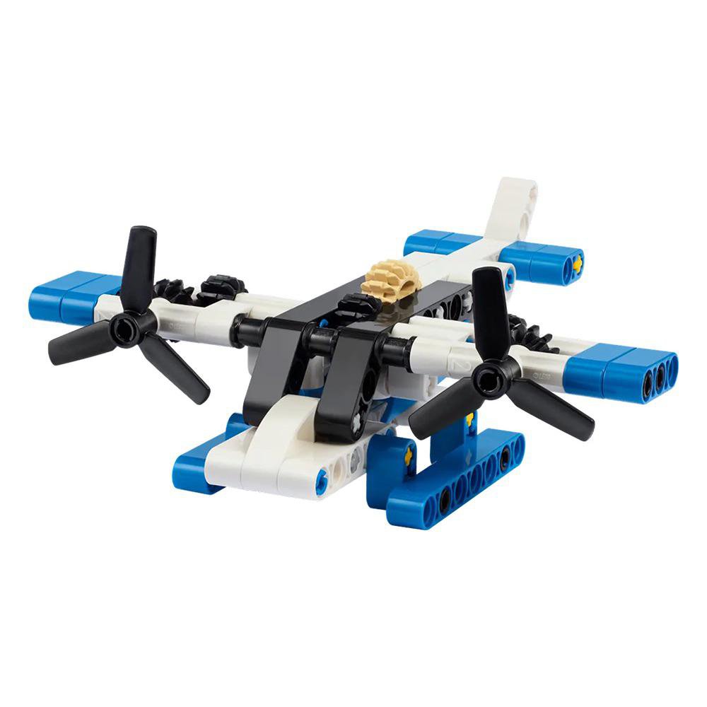 LEGO Technic Hidroavión Blanco #30736 de 82 Piezas