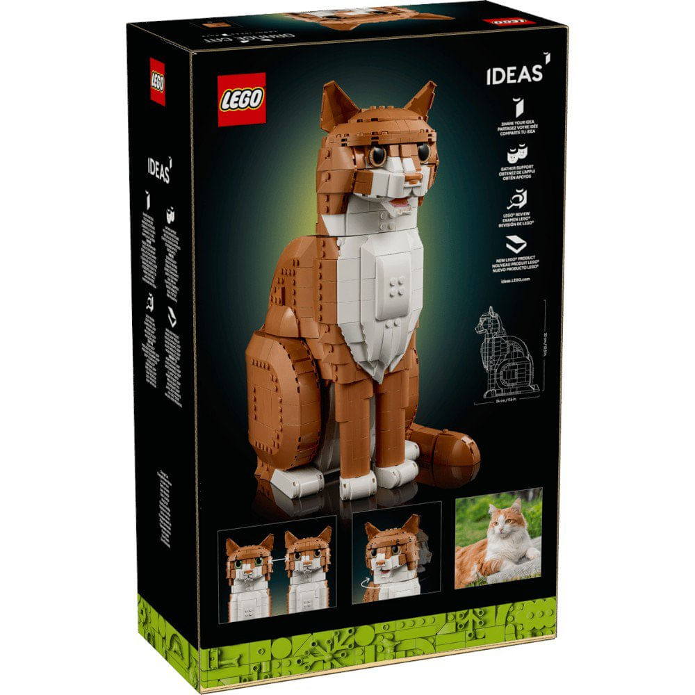 LEGO Ideas Gato Naranja #21376 de 1755 Piezas