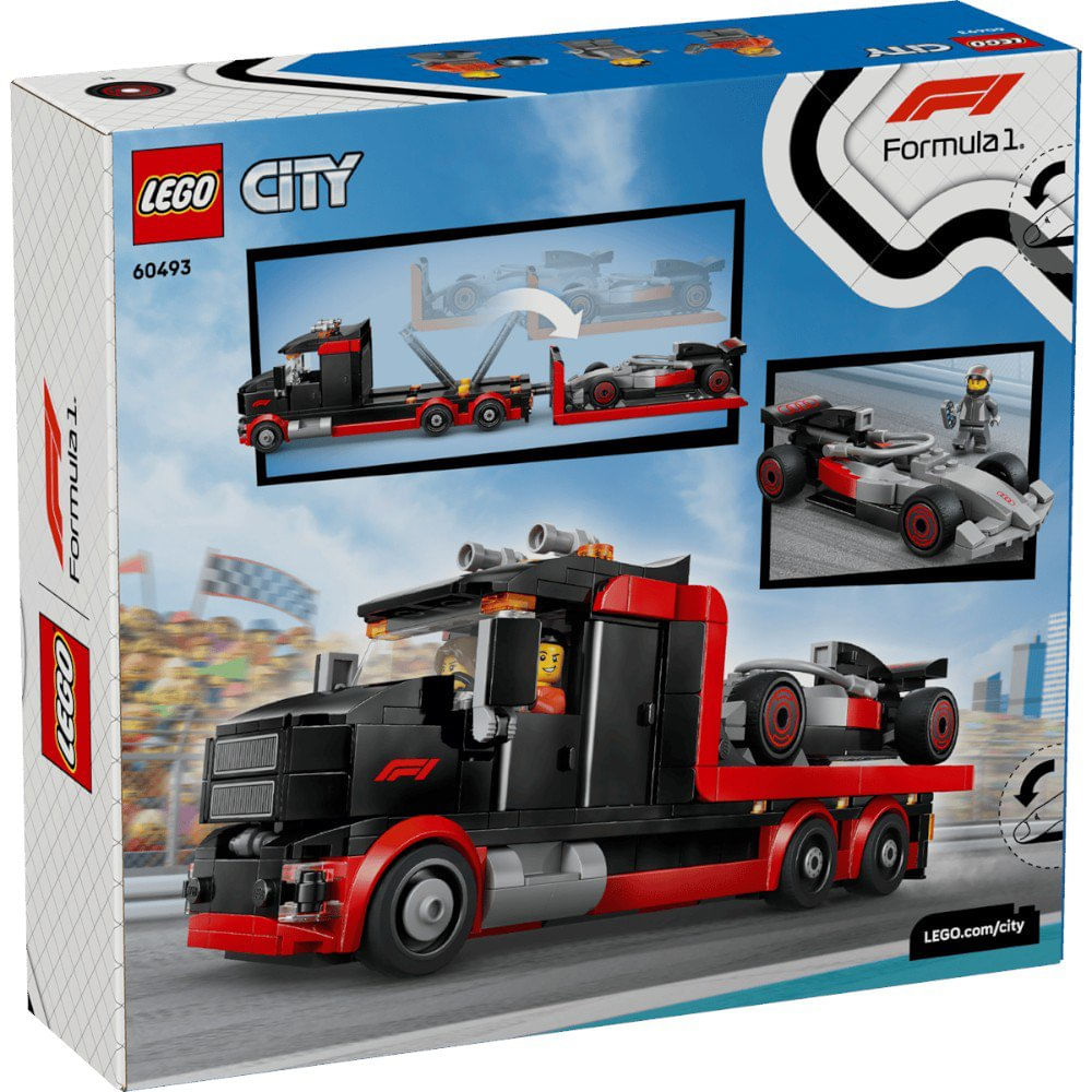 LEGO City Camión de Exposición de F1 con Carro de Carreras Audi F1 #60493 de 508 Piezas