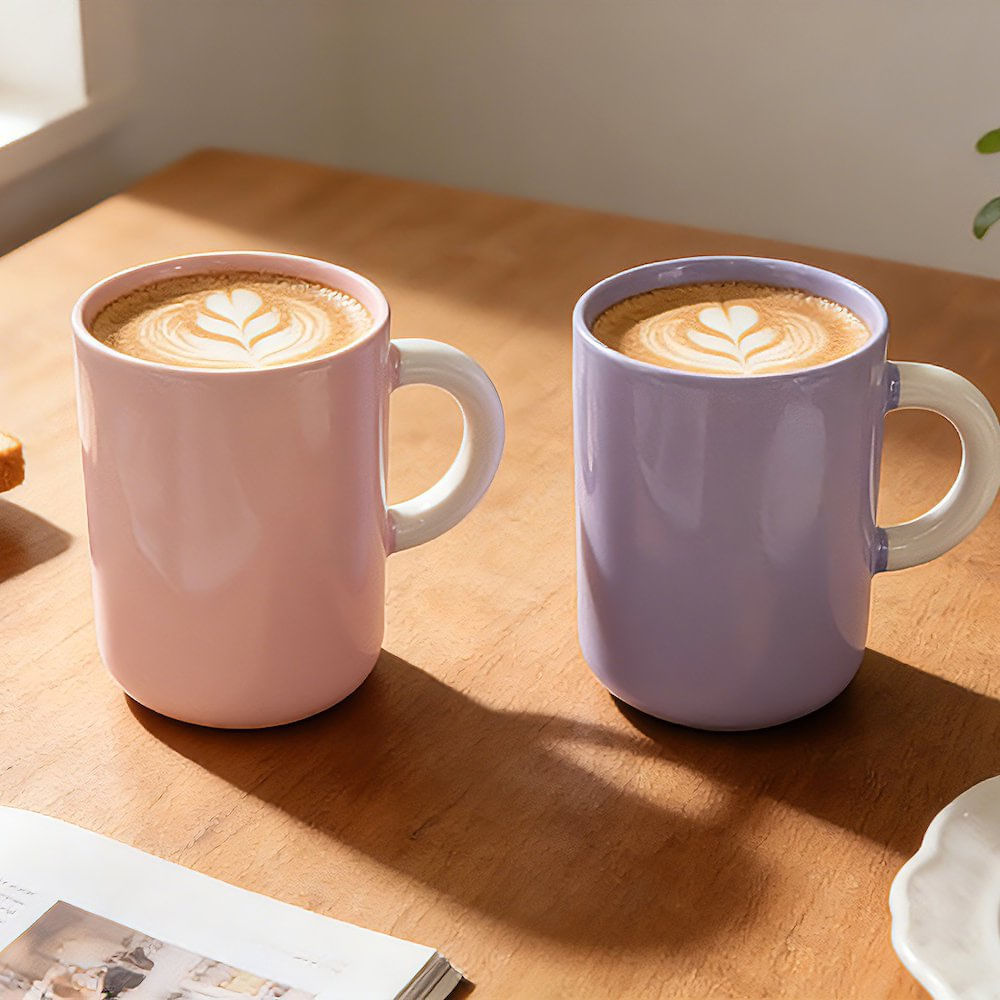 Taza Fiorella de 18.2 Oz de Cerámica - Colores Surtidos