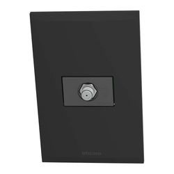 Tomacorriente Coaxial Tipo F Negro - Bticino