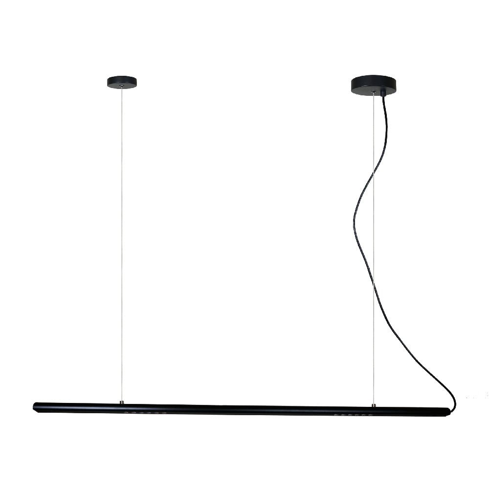 Lámpara Colgante Lineal LED de 12.5 W Luz Cálida 3000 K Atenuable Color Negro