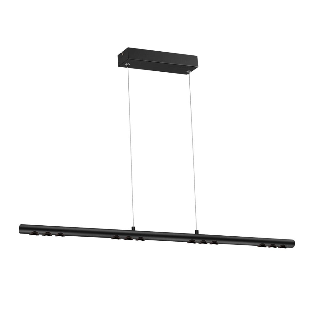 Lámpara Colgante Lineal LED de 43 W Luz Cálida IRC 90 Color Negro