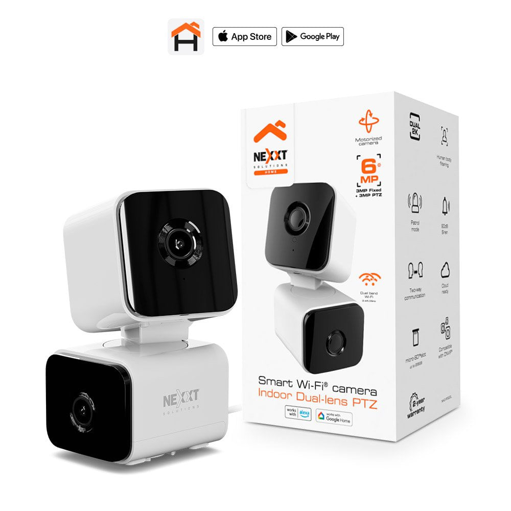 Camara Interior Doble Lente PTZ Inteligente