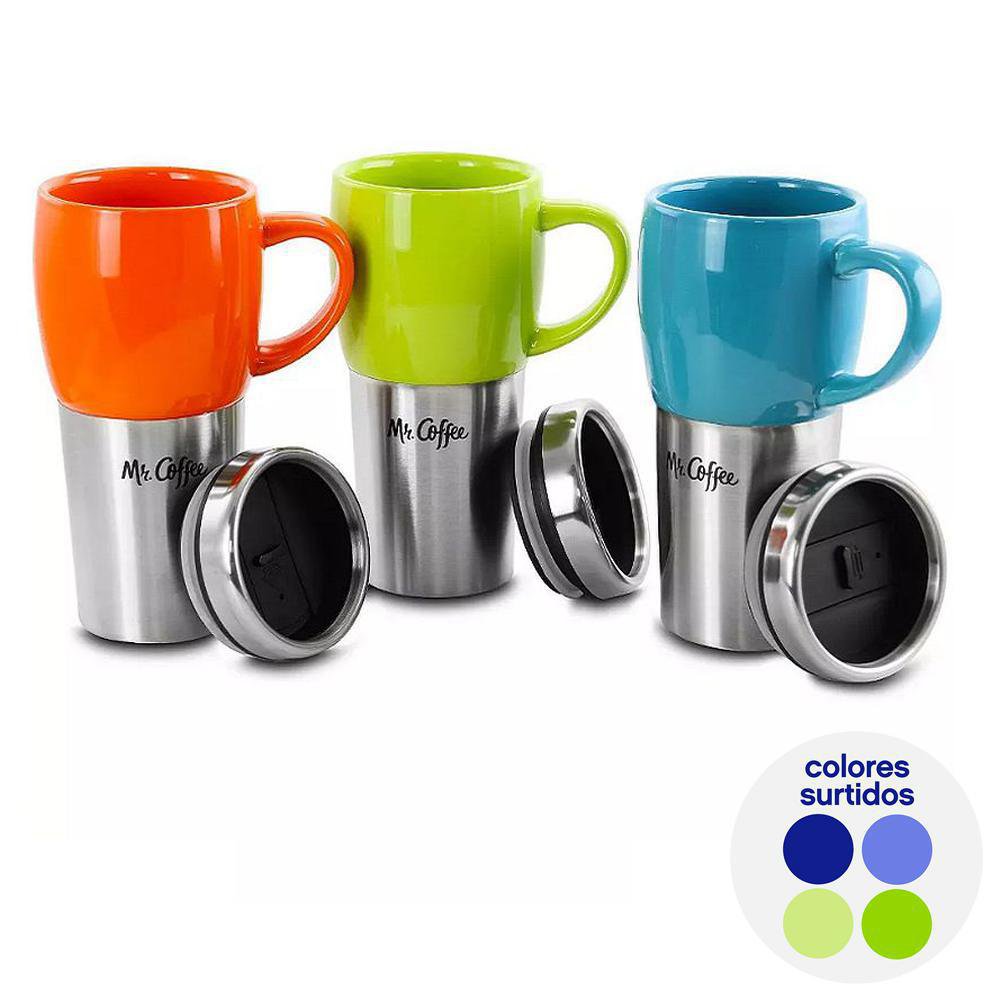 Termo de 473 ml con Asa Color Surtido