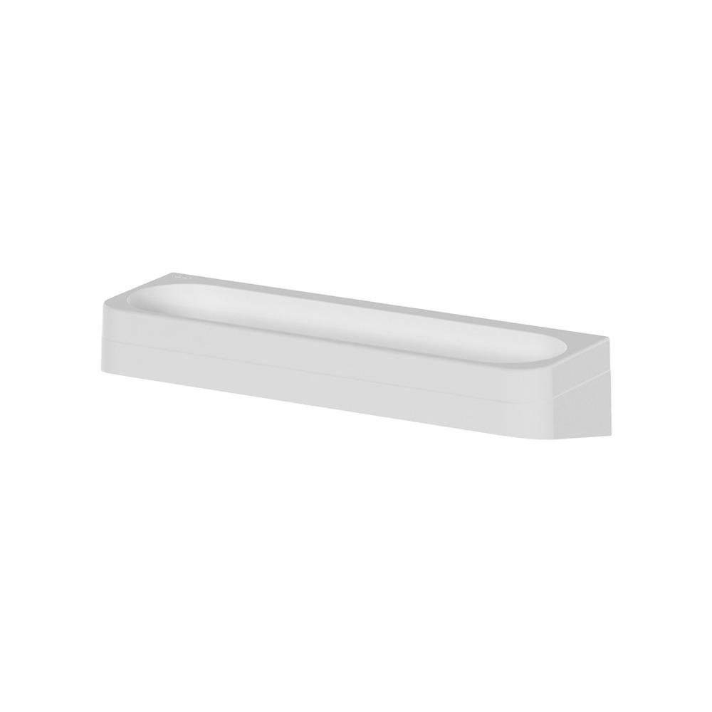 Estante de Pared Horizontal de Plástico Color Blanco