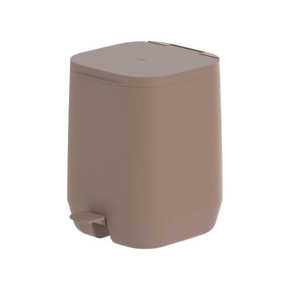 Basurero con Pedal de 6 L Color Café