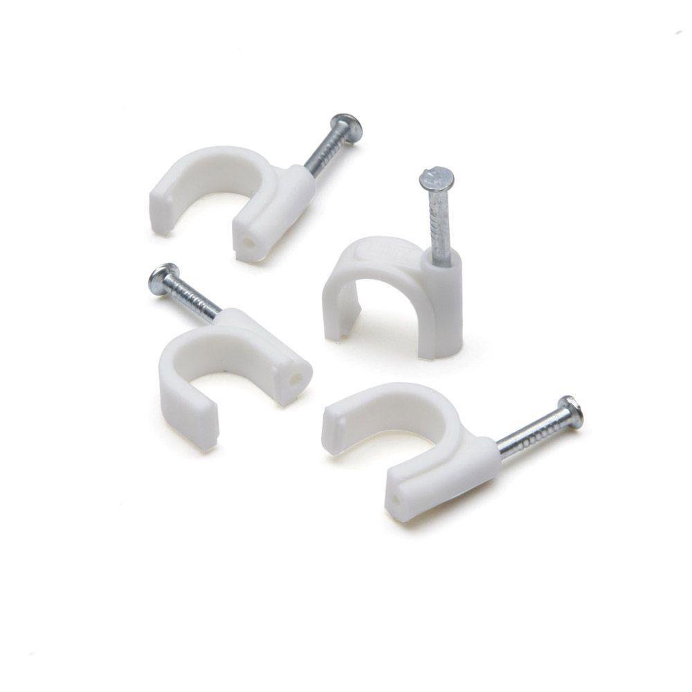 Grapa para Cable Redondo con Clavo 10 mm Grapa Con Clavo De 10 mm - Fulgore