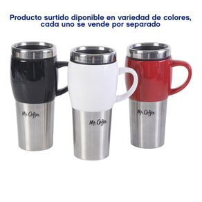 Taza Termica 16 Oz Con Tapa Colores Surtidos - Mr. Coffee