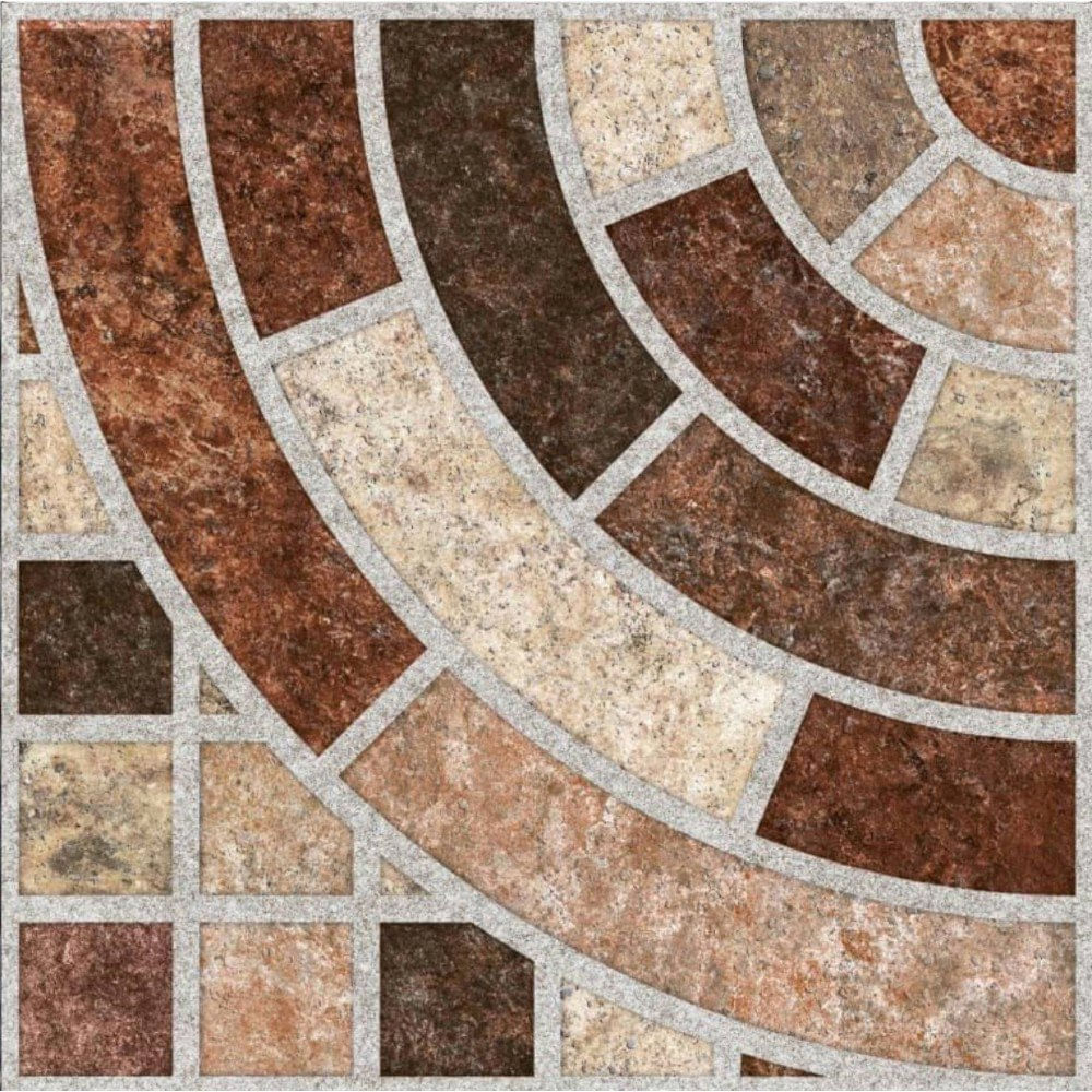 Piso Cerámico Roma Color Marrón Rústico Mate No Rectificado de 31x31 cm en Caja de 1.7 m²
