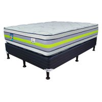 Set De Cama Colchón + Base Energy Doble Euro - Facenco Varios Tamaños