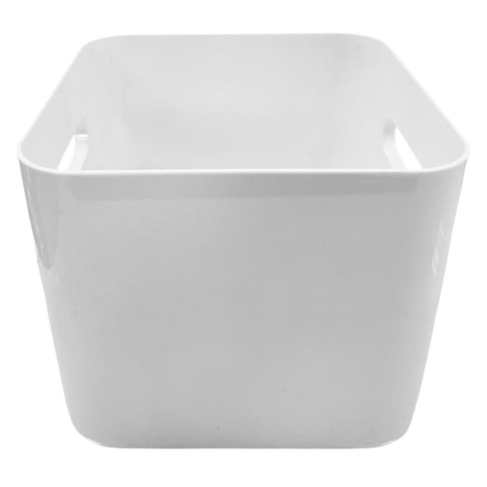 Canasta Organizadora Compact Square L de 4.7 L 20 x 20 x 16 cm Color Blanco