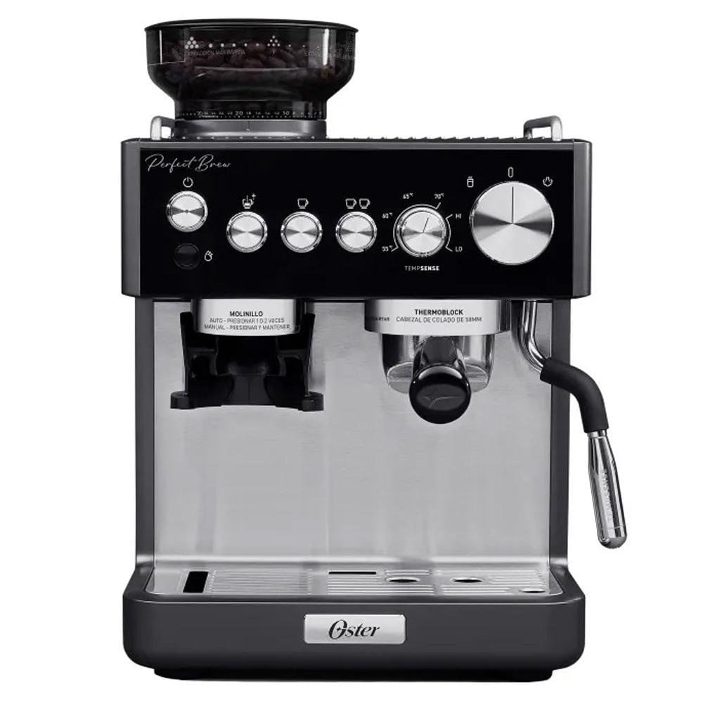 Cafetera Espresso Perfect Brew Color Plateado con Negro