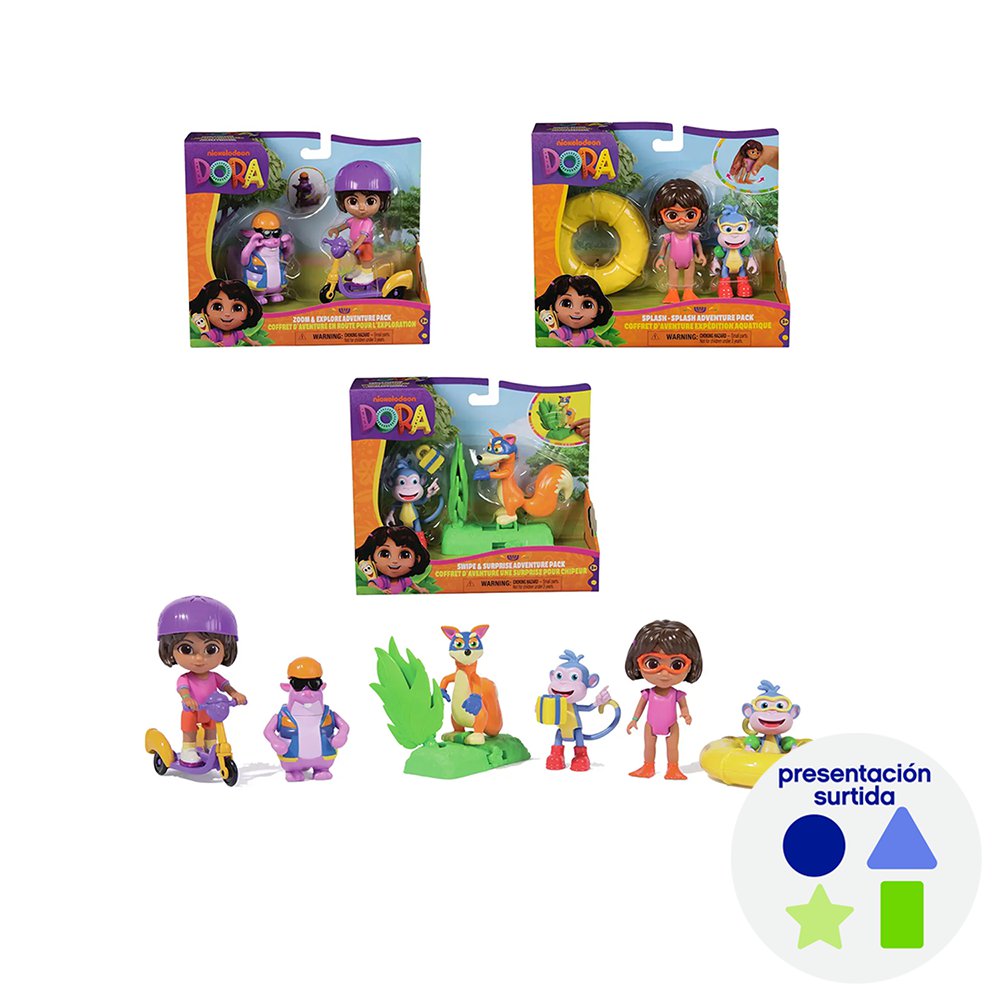 Set de Figuras Dora Aventuras con Accesorios Presentación Surtida Set de Aventuras Dora co…