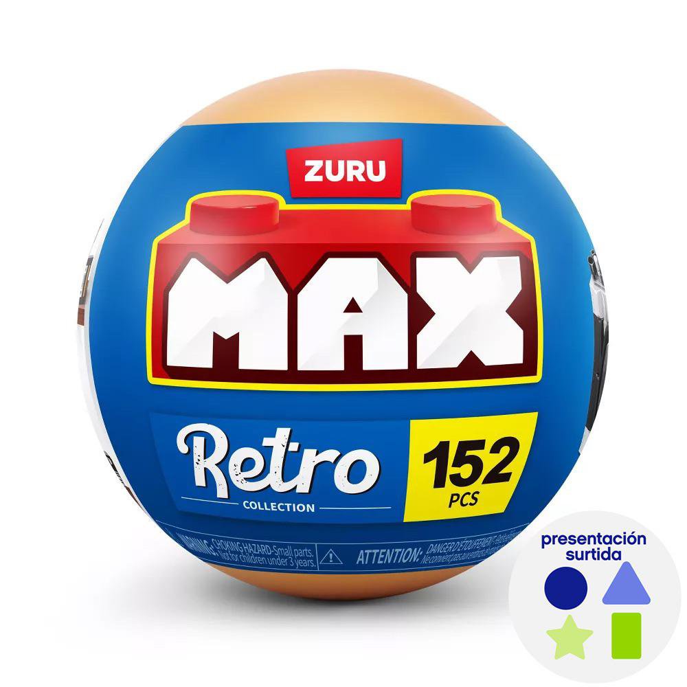 Cápsula Coleccionable MAX Retro Collection Música de 152 Piezas Presentación Surtida