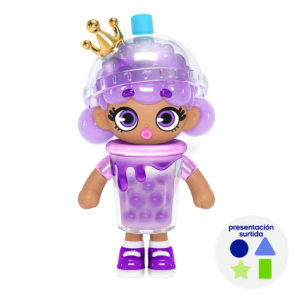 Muñeca Sorpresa XOX Kweenie Foodie Kweens con Figura Misteriosa y Exhibidor 7+ Años Presen…