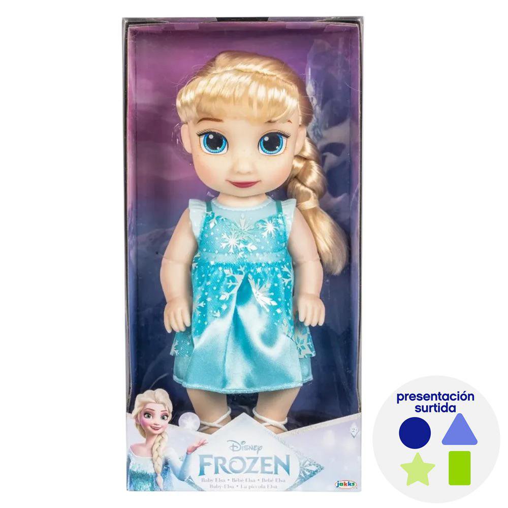 Muñeca Bebé Disney Frozen Presentación Surtida Muñeca Bebé Frozen de 13 Plg con Vestido - Presentación Surtida