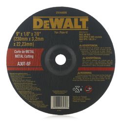 Disco Corte Metal 9 Plg 3.2Mm - Dewalt