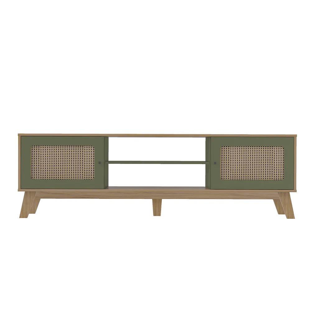 Mueble para TV de hasta 75" Charlotte de 180 x 40 x 55 cm Color Roble Menta