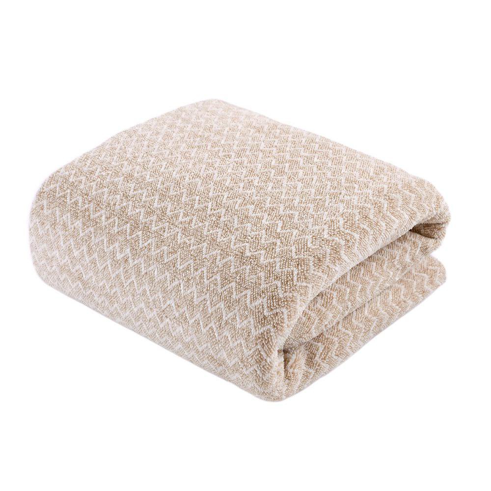 Toalla de Baño Superabsorbente 70 x 140 Cm de Poliéster en Color Beige