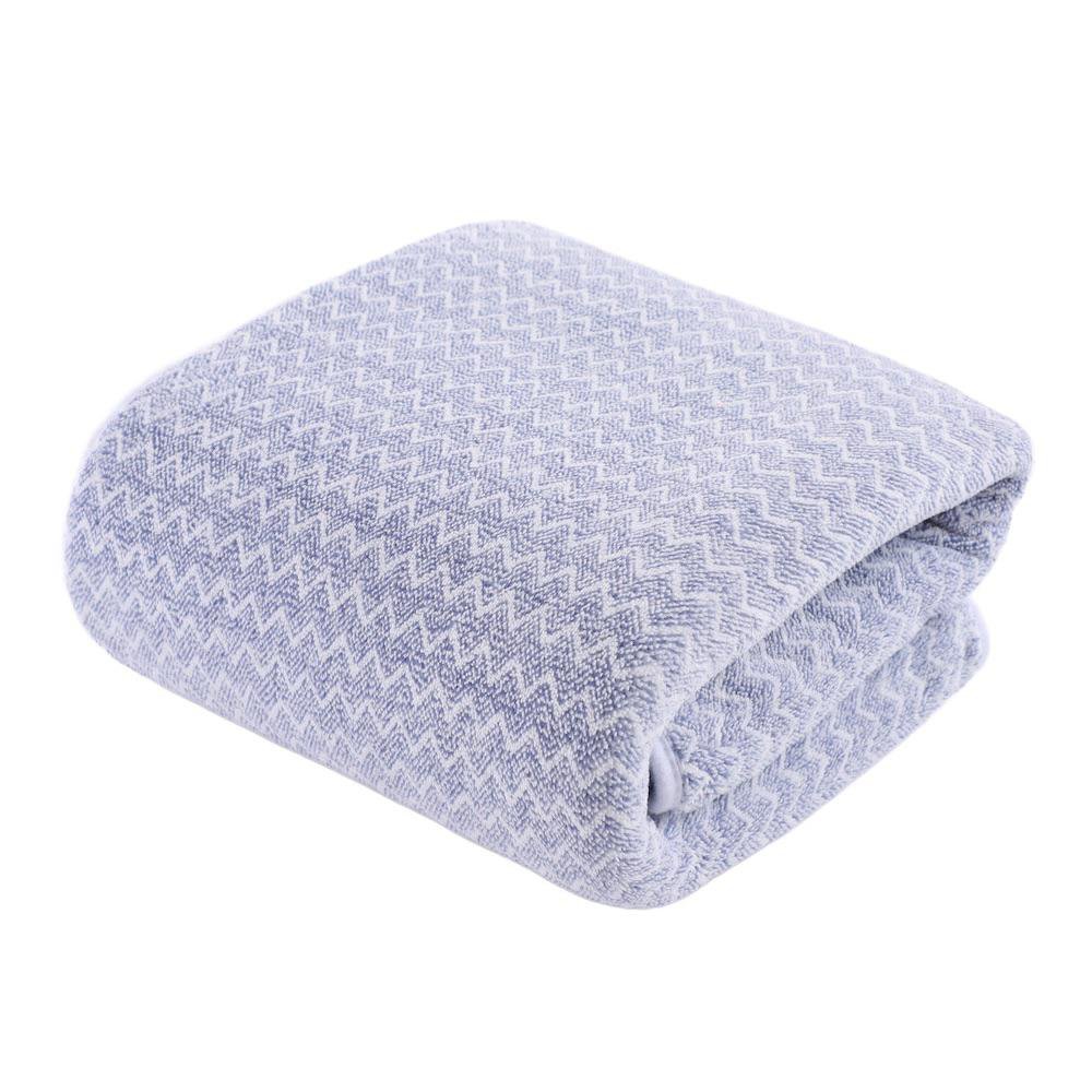 Toalla de Baño Superabsorbente 70 x 140 Cm de Poliéster en Color Azul
