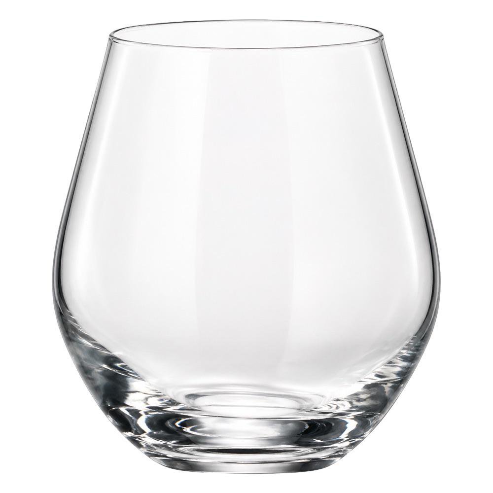Set de 4 Vasos de Vidrio para Whisky Marta de 18.6 oz Transparentes