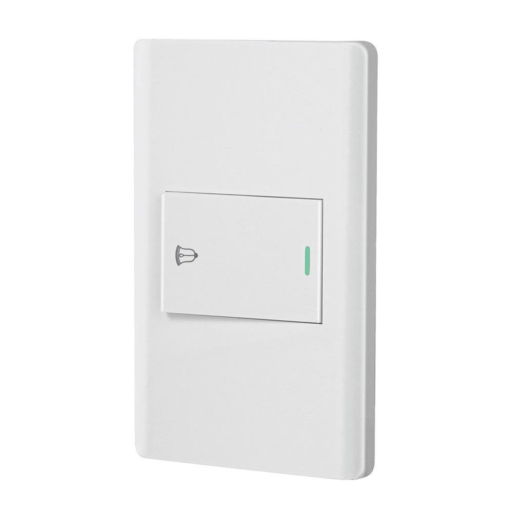 Interruptor para Timbre Sencillo Lisboa de 1.5 Módulos Color Blanco