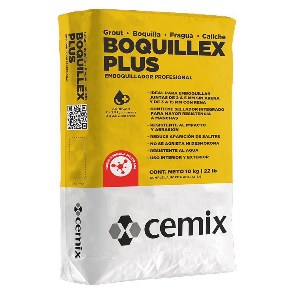 Boquillex Plus de 10 kg sin Arena para Juntas de 2 a 15 mm - Varios Colores Gris Perla