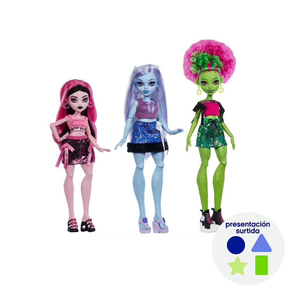 Muñeca Monster High Self-Care Scare Secrets 4+ Años Presentación Surtida