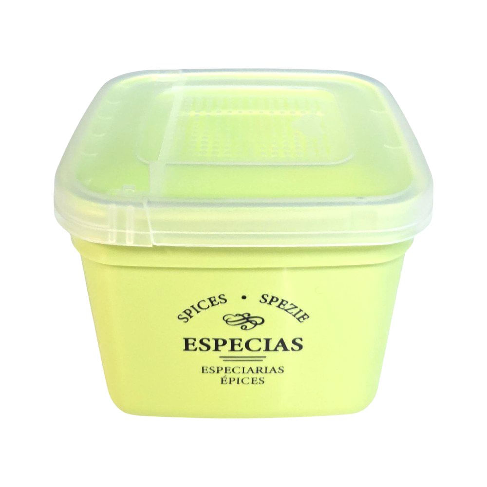 Especiero de 850 ml para Especias Color Amarillo