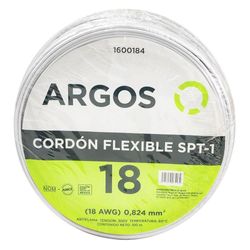 Cable Paralelo Spt De 18 Awg Blanco - Argos