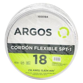 Cable Paralelo Spt De 18 Awg Blanco - Argos