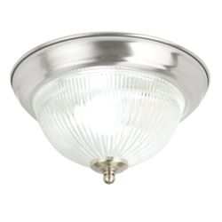 Plafón De Techo SatãN 2Bombillosx60Wma - Tecnolite