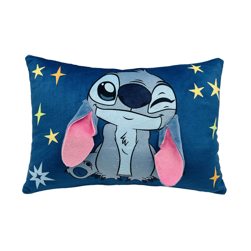 Cojín Decorativo Disney Stitch 3D de 21 x 30 cm Color Azul