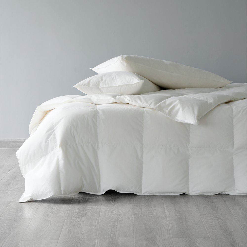 Inserto para Duvet King 90% Pluma Firmeza Media de 253 x 255 cm Color Blanco