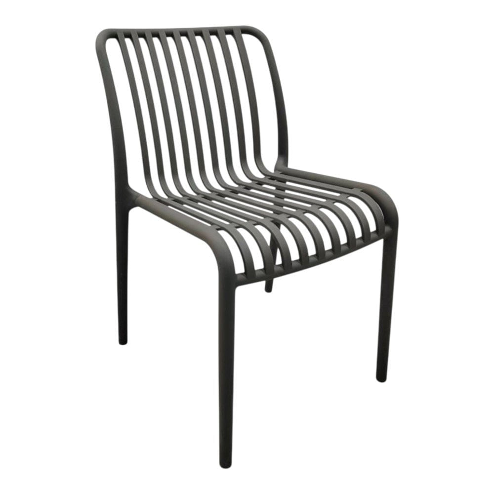 Silla Apilable Vento para Exterior de 50 x 58 x 79 cm Color Gris