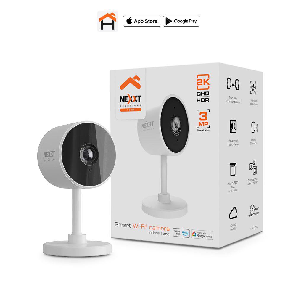 Cámara Inteligente Fija con Wi-Fi para Interior 2K QHD con Visión Nocturna