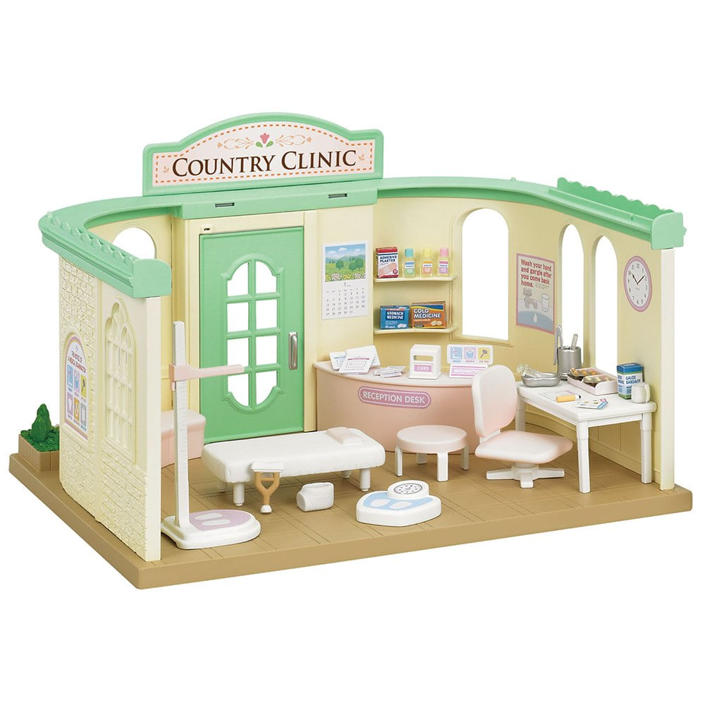 Set de Juego Sylvanian Families Clínica de la Ciudad de 45+ Piezas Sylvanian Families Clín…