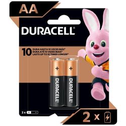Batería AA 2 Unidades No Recargable - Duracell