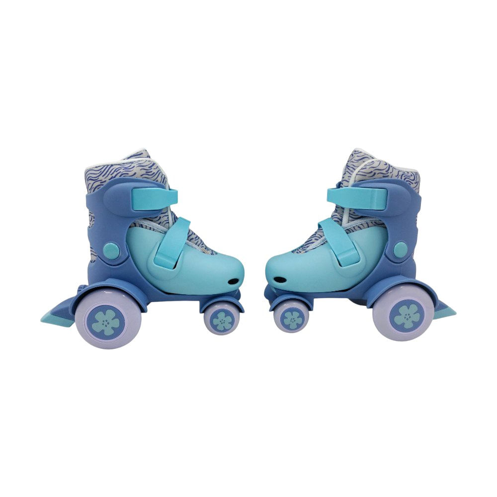 Patines de Aprendizaje de 4 Ruedas Ajustables Diseño de Stitch Talla 27-30 Patines de Apre…